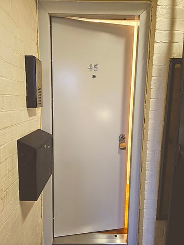 Security flat doors